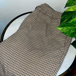 H&M Tan Plaid Chinos